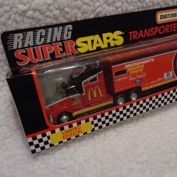 Bill Elliott McDonald's Racing Super Stars Matchbox Transporters Limited Edition - Picture 3 of 11